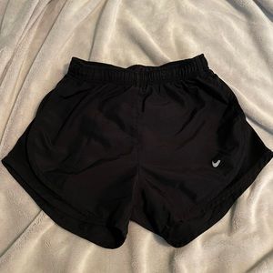 All Black Nike Running Shorts